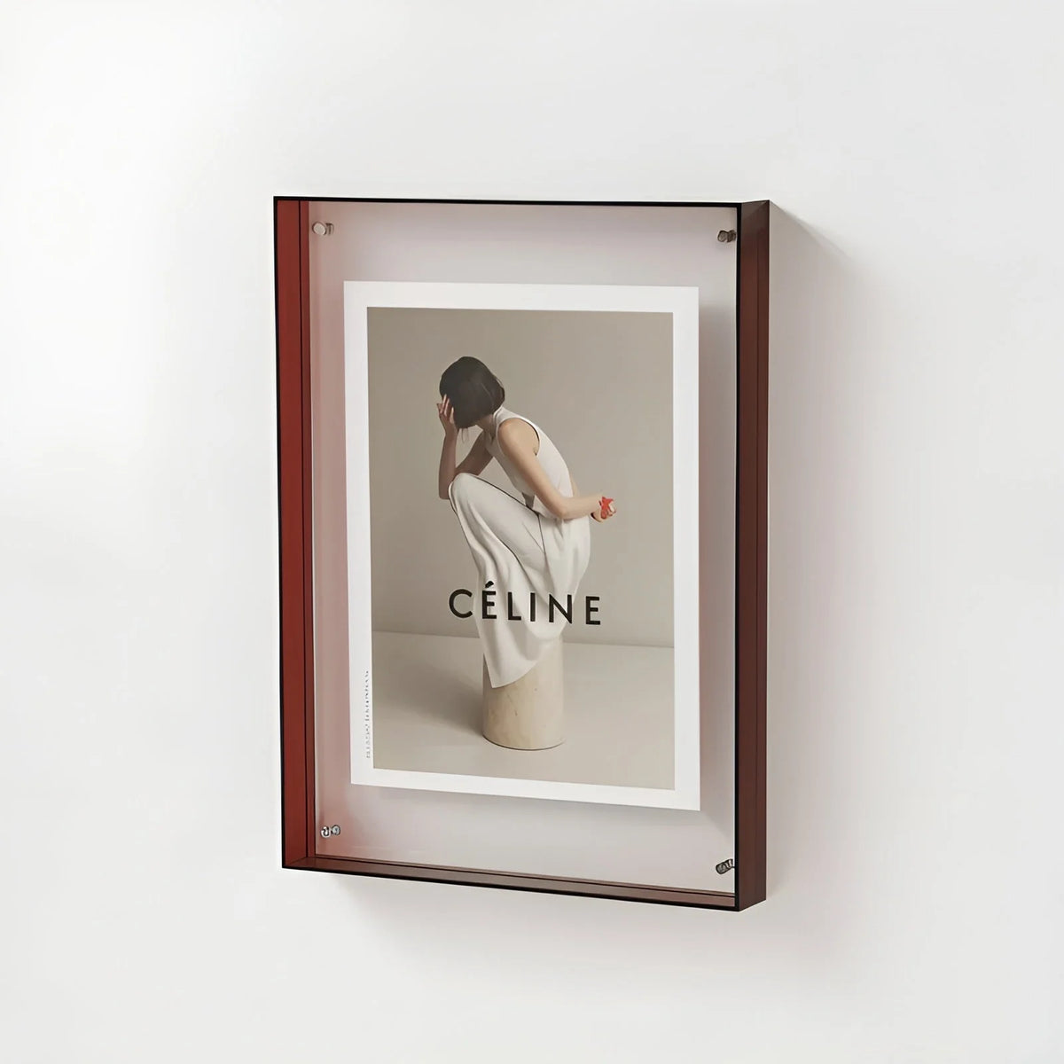 Picture Frame Acrylic Neon Edge Stand Or Hang