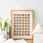 Picture Frame Wood Multi-Photo Collage Wall-Mounted