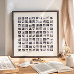 Picture Frame Wood Multi-Photo Collage Wall-Mounted