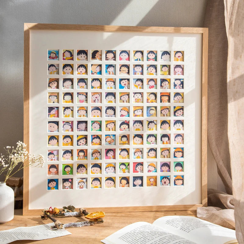 Picture Frame Wood Multi-Photo Collage Wall-Mounted