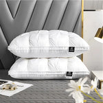 Pillow 100% Goose Down Hypoallergenic Breathable