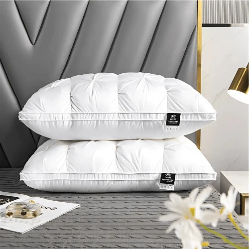 Pillow 100% Goose Down Hypoallergenic Breathable