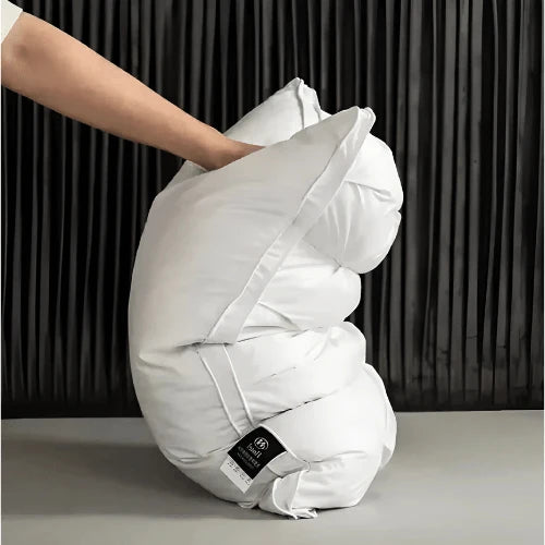 Pillow 100% Goose Down Hypoallergenic Breathable