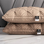 Pillow 100% Goose Down Hypoallergenic Breathable