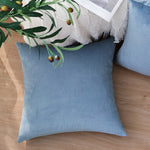 Pillow Cover 18x18in Fine Ribbed Cord Cotton-Poly Blend