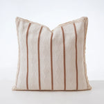 Pillow Cover Cotton Blend Crochet Trim Hidden Zipper