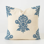 Pillow Cover Floral Mandala Print Cotton Blend Concealed Zipper