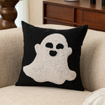 Pillow Cover Hand-Tufted Ghost Hidden Zipper Cotton Blend