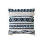 Pillow Cover Handcrafted Tufted Diamond & Tassels Cotton 45x45
