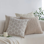Pillow Cover Jacquard Tree Motif & Velvet Piping