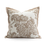 Pillow Cover Jacquard Tree Motif & Velvet Piping