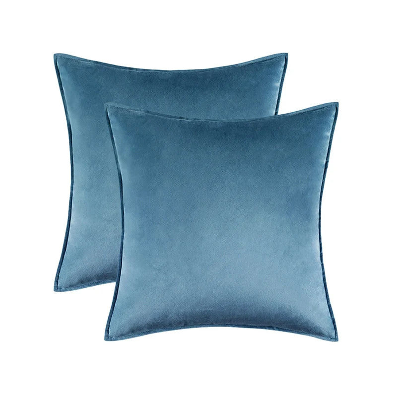 Pillow Cover Low-Pile Velvet Hidden Zipper