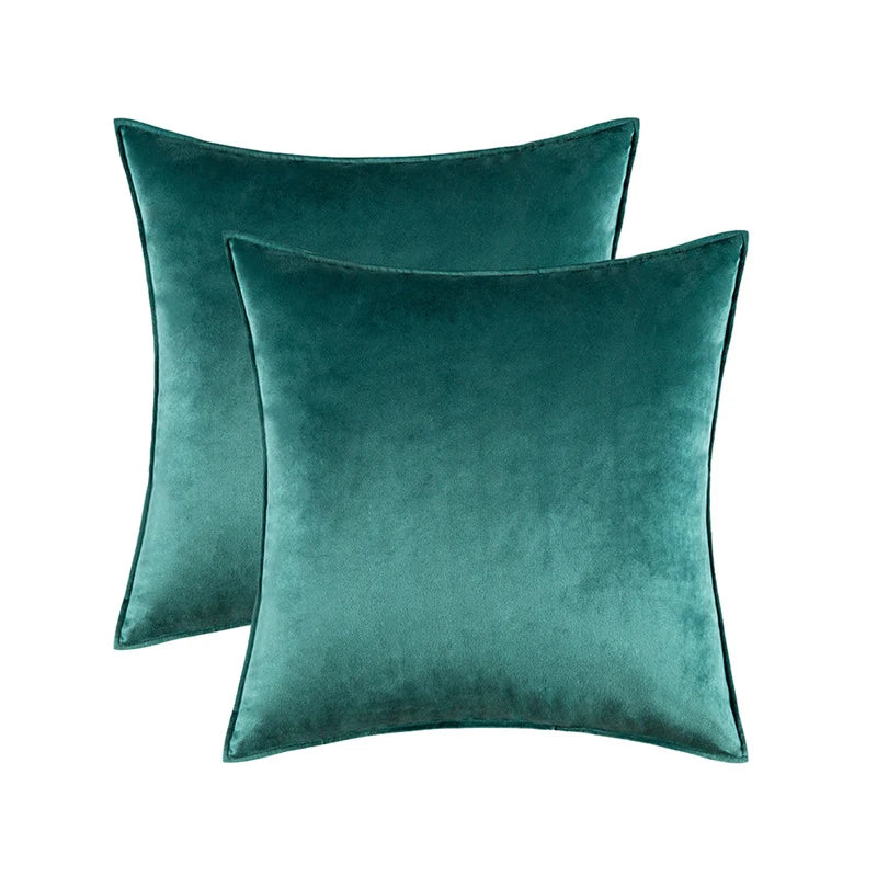 Pillow Cover Low-Pile Velvet Hidden Zipper