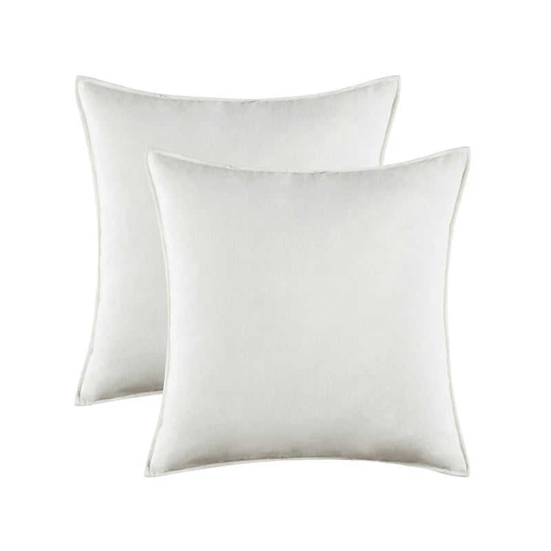 Pillow Cover Low-Pile Velvet Hidden Zipper