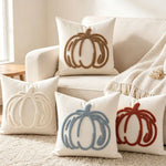 Pillow Cover Tufted Chenille Suede-Like Microfiber Hidden Zipper