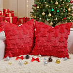 Pillow Cover Tufted Tree Velvet Hidden Zipper