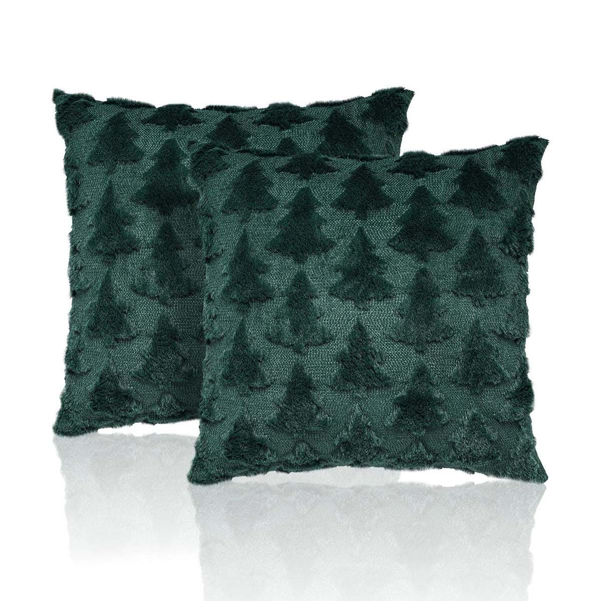 Pillow Cover Tufted Tree Velvet Hidden Zipper