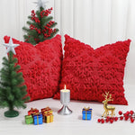 Pillow Cover Tufted Tree Velvet Hidden Zipper