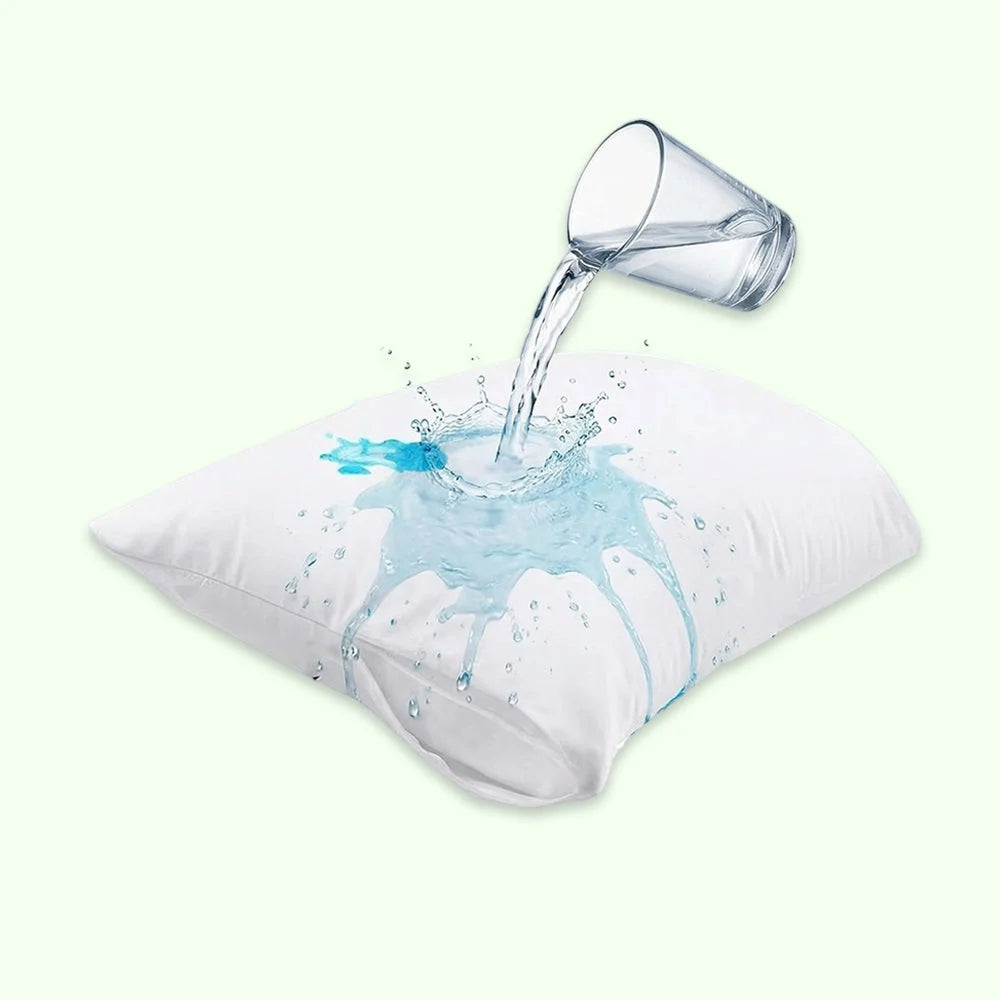 Pillow Protector Waterproof & Breathable Zippered Enclosure