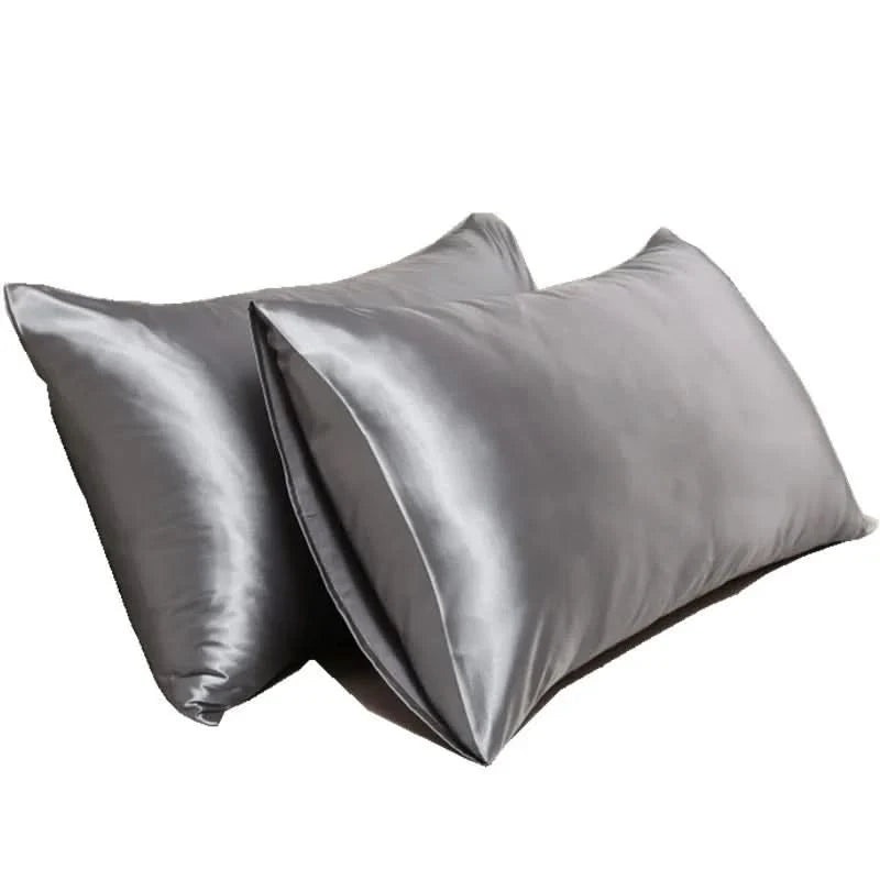 Pillowcase Mulberry Silk 22 Momme Zippered Breathable Surface