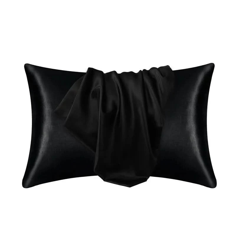 Pillowcase Mulberry Silk 22 Momme Zippered Breathable Surface