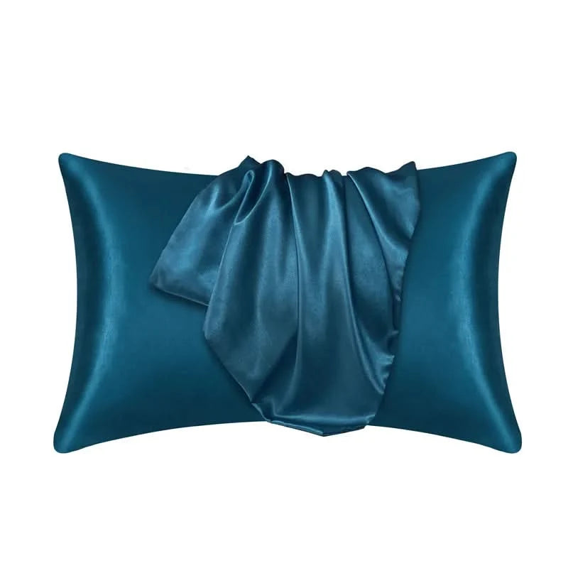 Pillowcase Mulberry Silk 22 Momme Zippered Breathable Surface