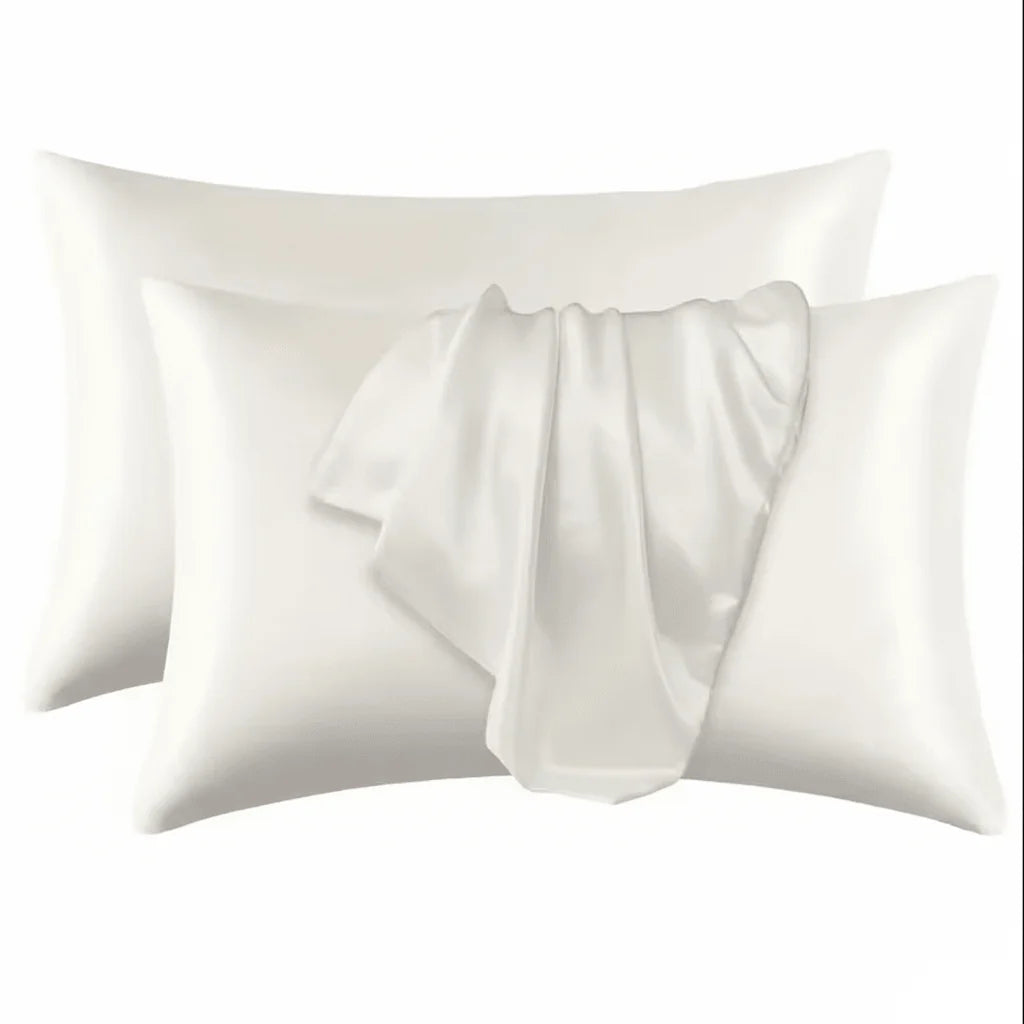Pillowcase Silk-Like Breathable Concealed Zipper