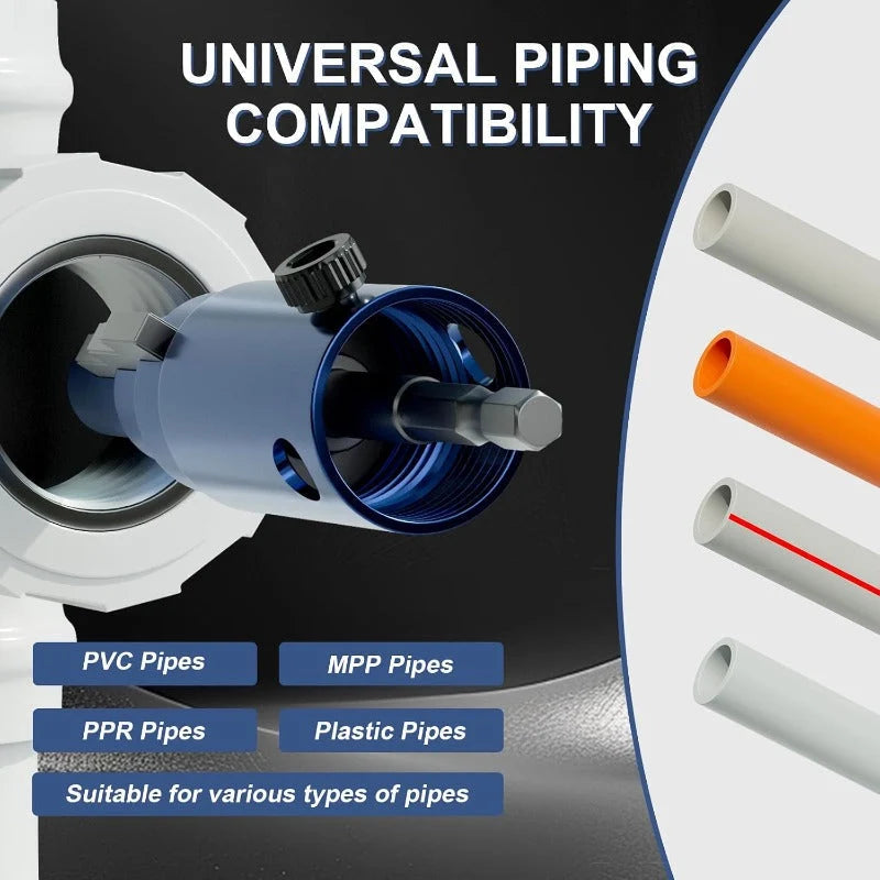 Pipe Thread Extractor 3-in-1 Heat-Treated 40CrV Steel