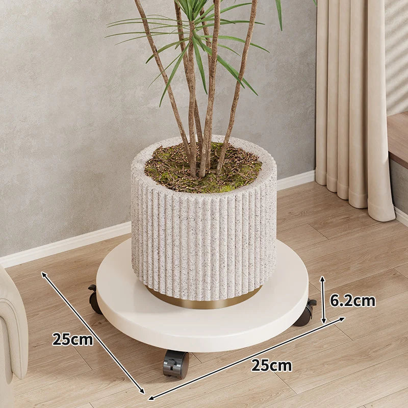 Plant Caddy Round Locking Swivel Wheels