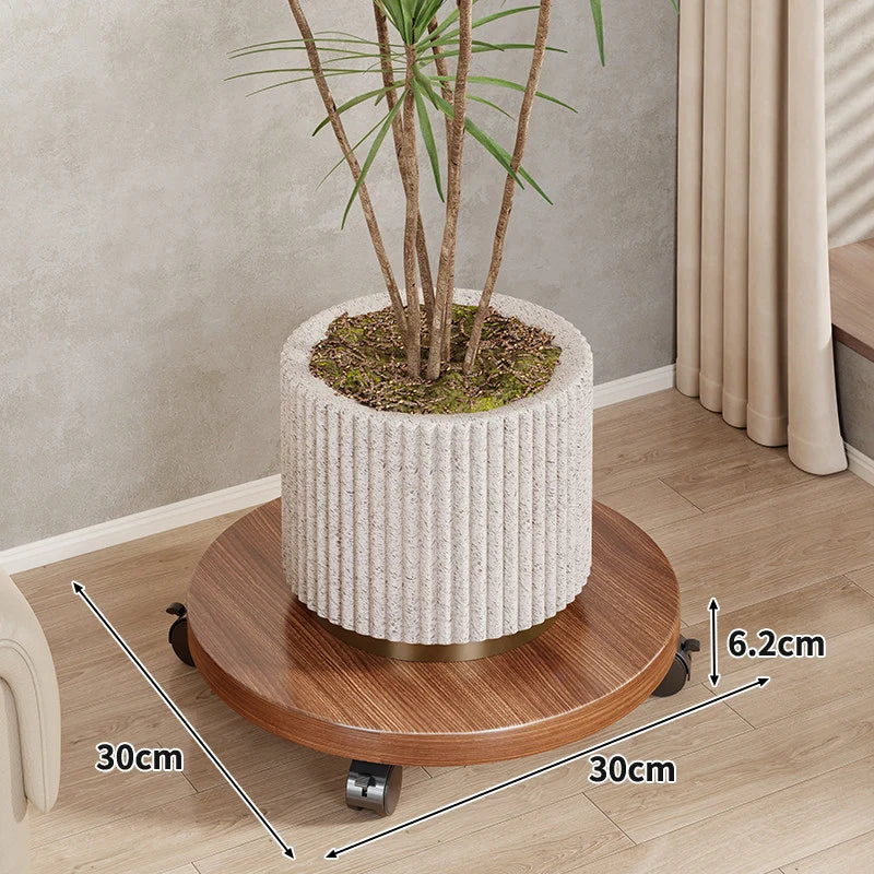 Plant Caddy Round Locking Swivel Wheels