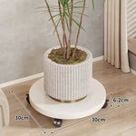 Plant Caddy Round Locking Swivel Wheels