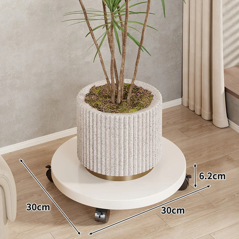 Plant Caddy Round Locking Swivel Wheels
