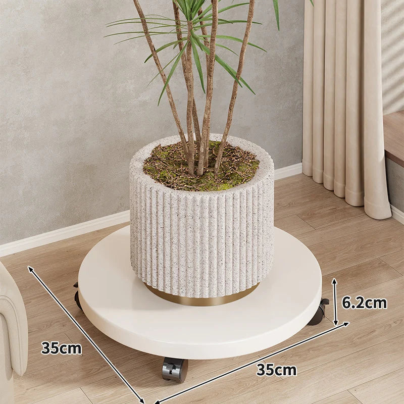 Plant Caddy Round Locking Swivel Wheels