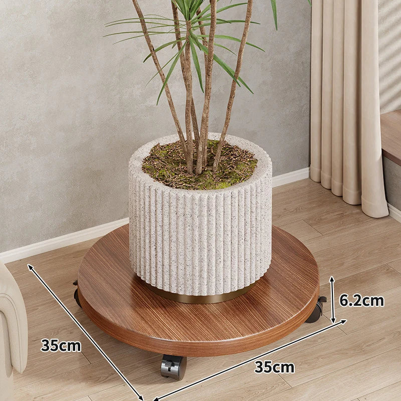 Plant Caddy Round Locking Swivel Wheels