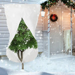 Plant Frost Cover Insulated Breathable Fleece Adjustable Drawstring