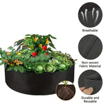 Plant Growth Bag Round Breathable Aeration & Drainage