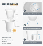 Plant Pots Self-Watering Moisture Control Indoor & Outdoor