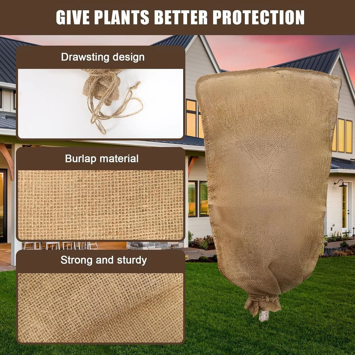 Plant Protector Cover Breathable Frost & Pest Protection