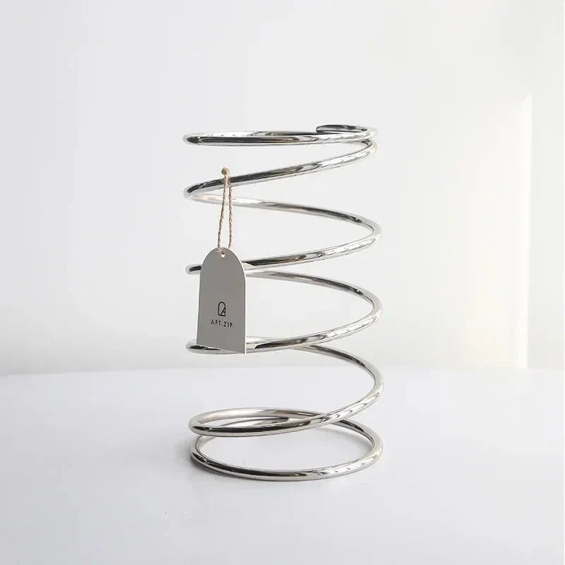 Plant Rack Spring-Inspired Iron Fits Multiple Pots