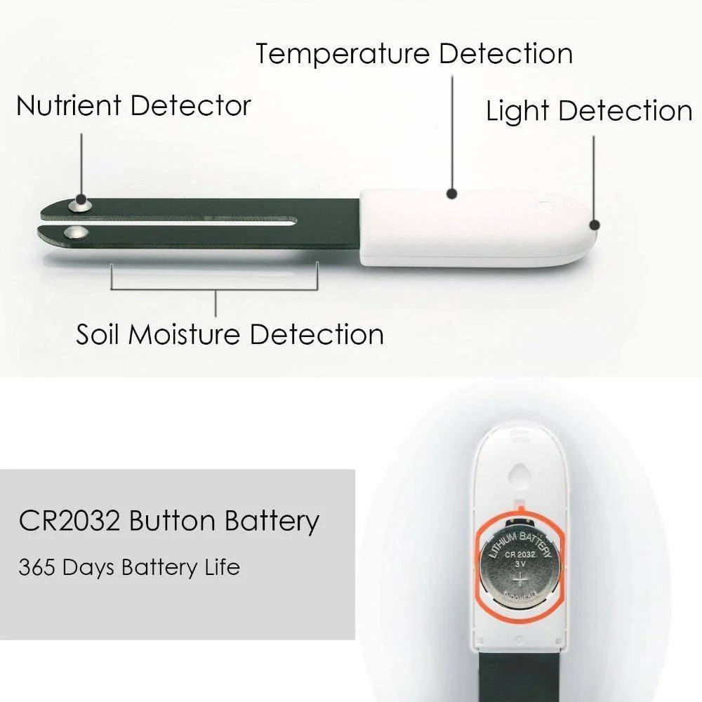 Plant Sensor 4-in-1 Bluetooth App & Color LED