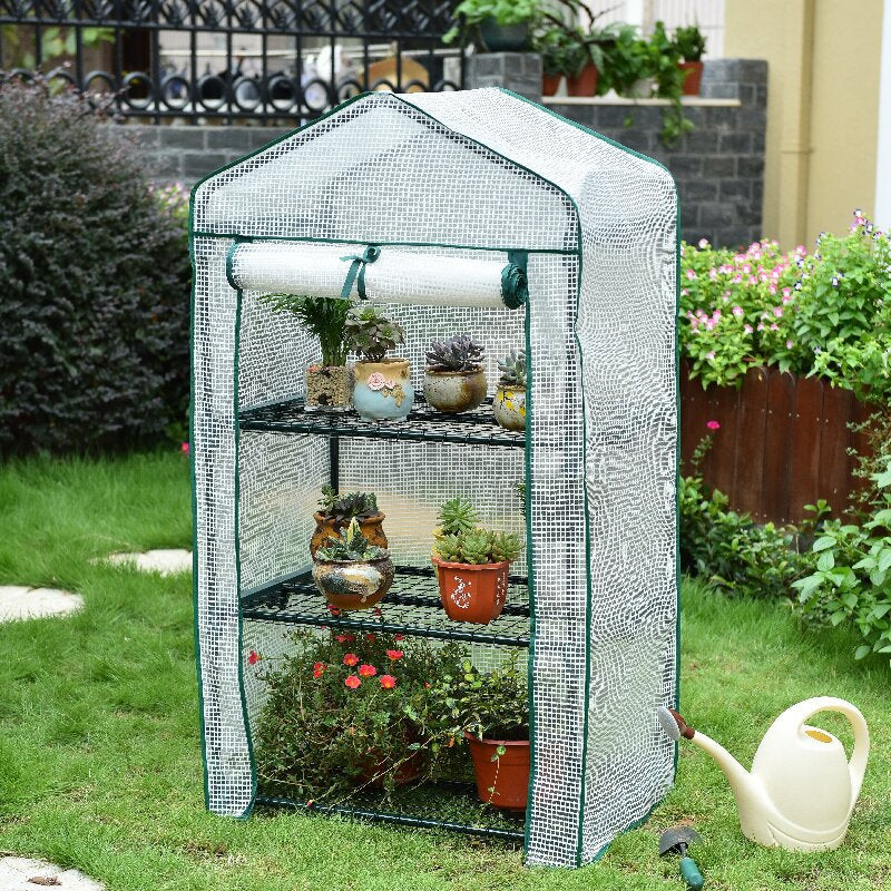 Plant Shelf Multi-Tier Weather-Resistant Tool-Free Assembly