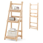 Plant Stand 3-Tier Foldable Fir Wood