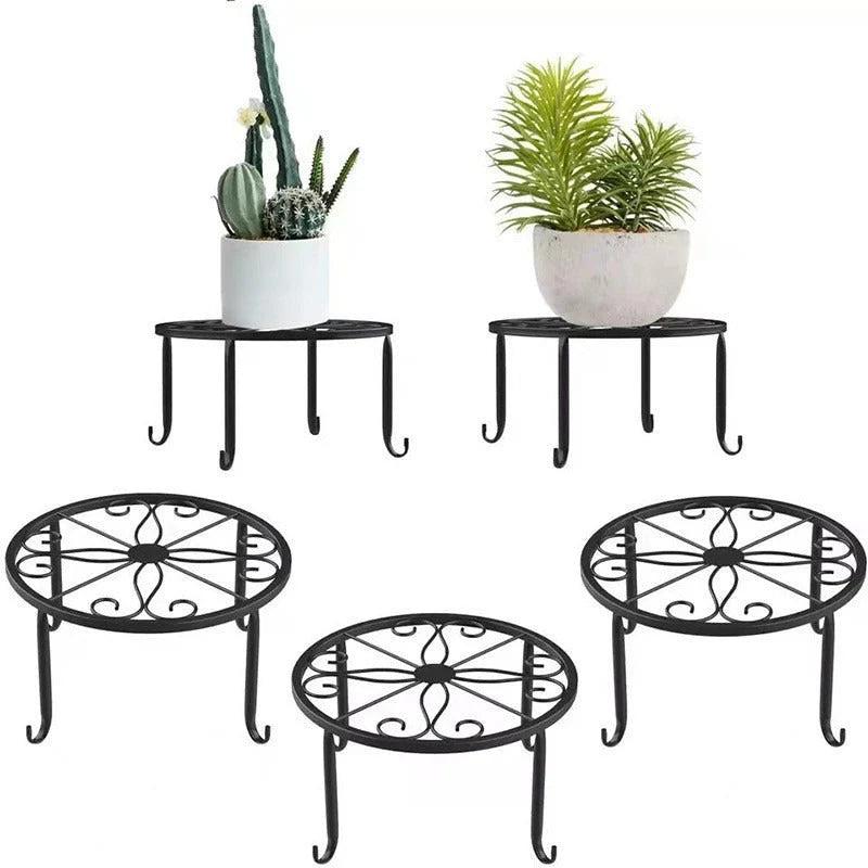 Plant Stand Cast Iron Powder-Coated Indoor & Outdoor