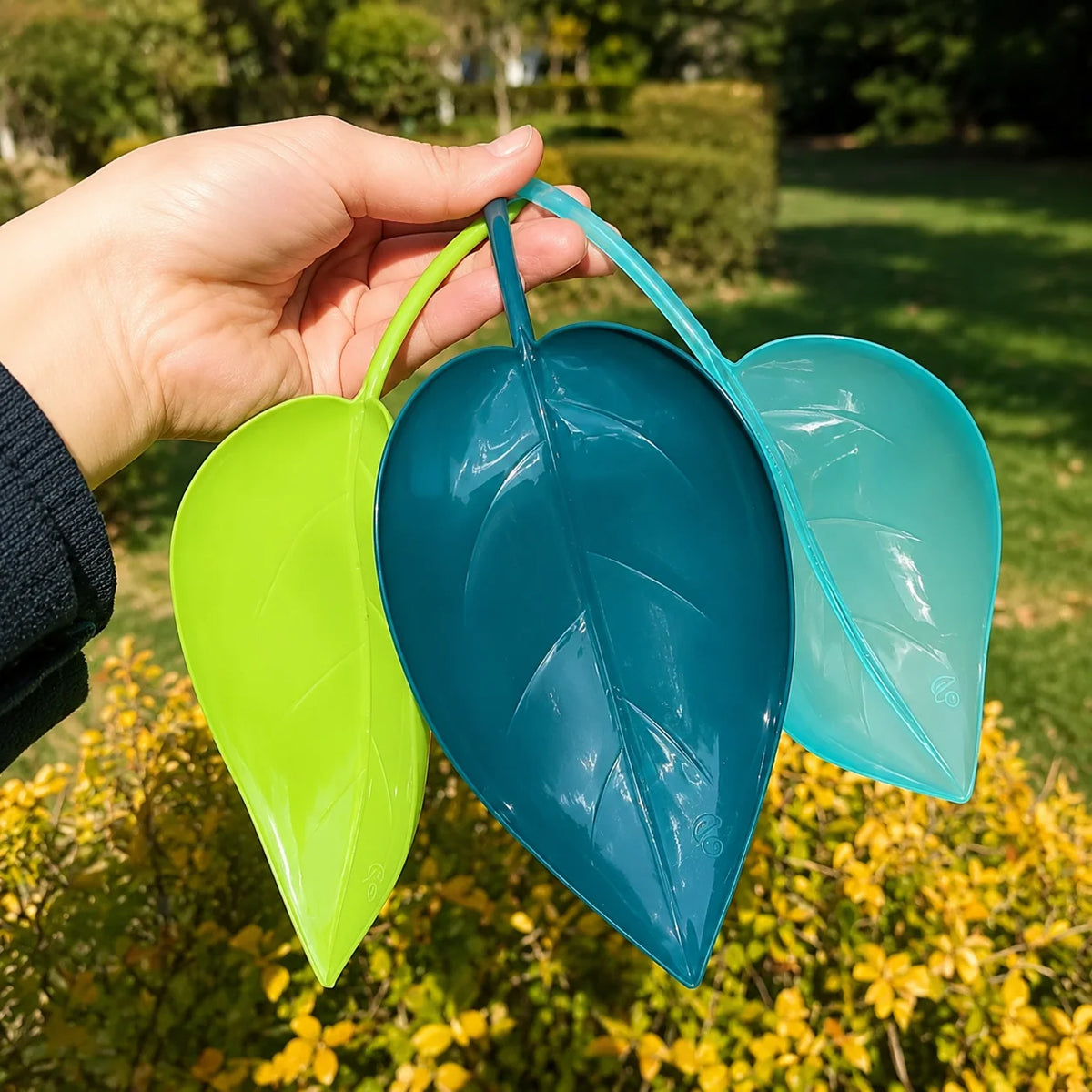 Plant Watering Funnel Leaf-Shaped Direct-to-Root Design