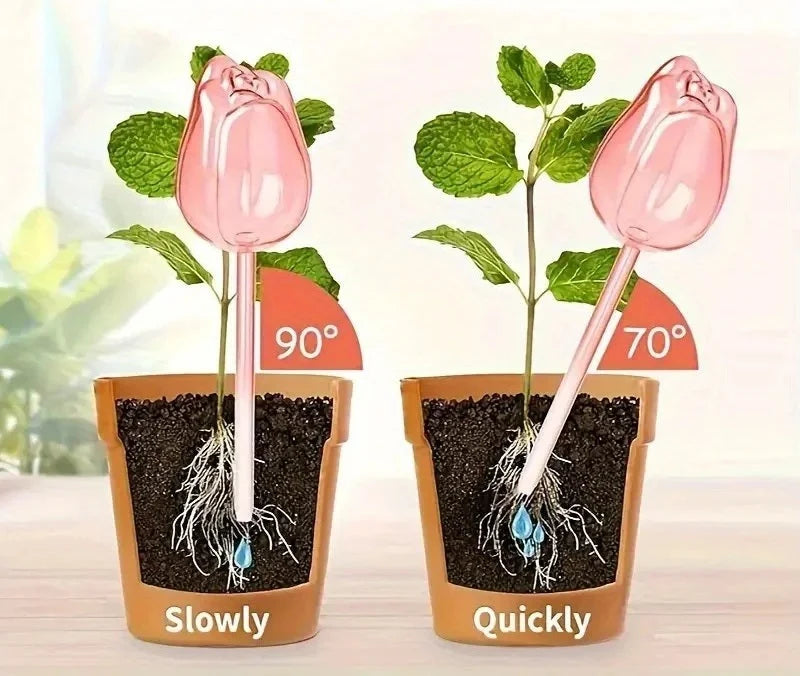 Plant Watering Globes Glass Self-Watering Drip Irrigation
