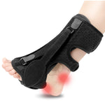 Plantar Fasciitis Night Splint Adjustable Triple-Strap Breathable Foam