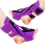 Plantar Fasciitis Night Splint Adjustable Triple-Strap Breathable Foam