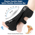 Plantar Fasciitis Night Splint Adjustable Triple-Strap Breathable Foam