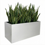 Planter Box Brushed Aluminum Waterproof Lining 30-Inch Length