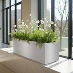 Planter Box Brushed Aluminum Waterproof Lining 30-Inch Length